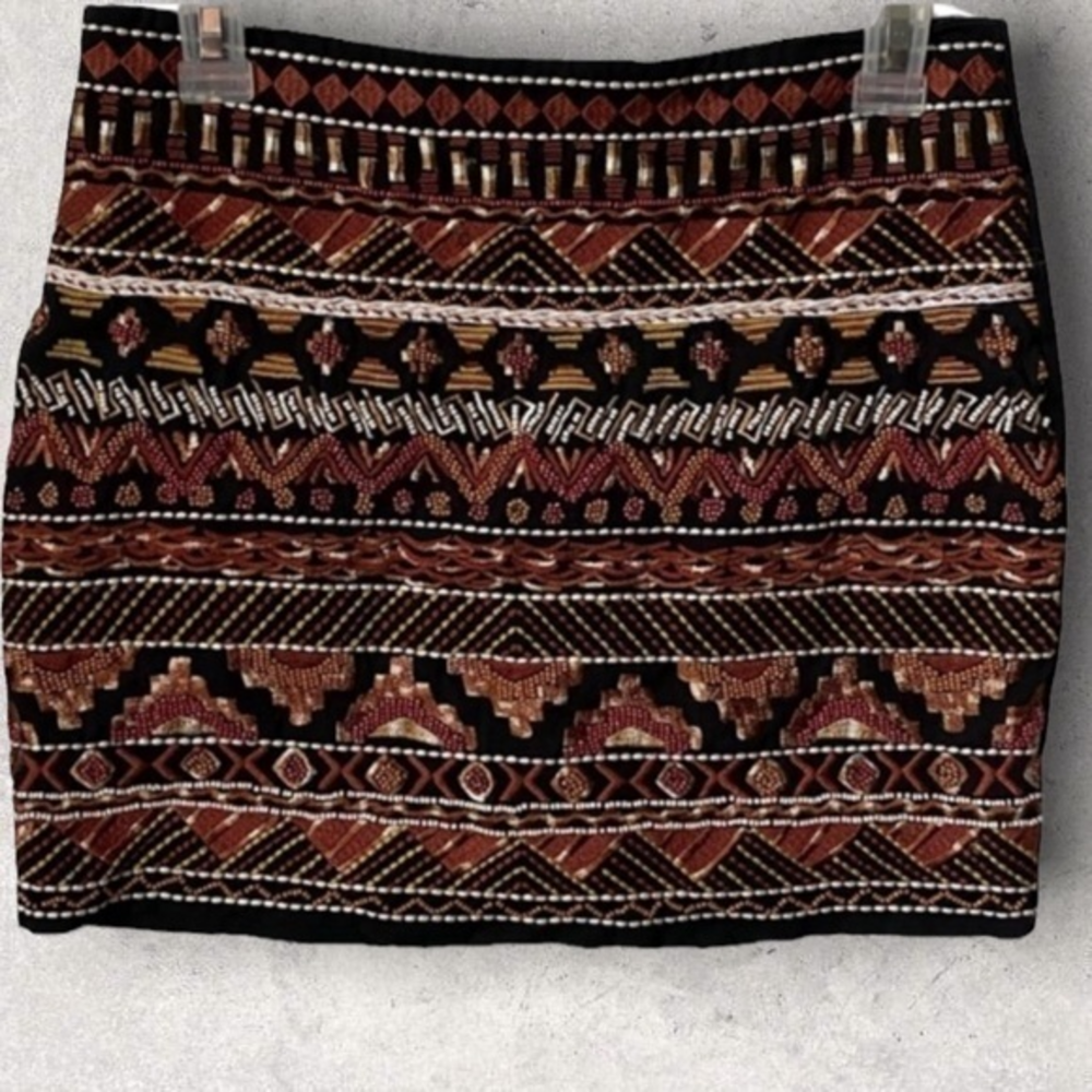 •H&M• beaded mini skirt